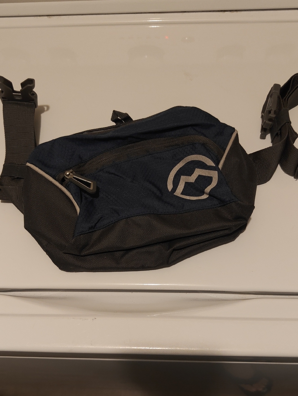 Men's Navy and Black Waist Pack - Compact Crossbody Sling